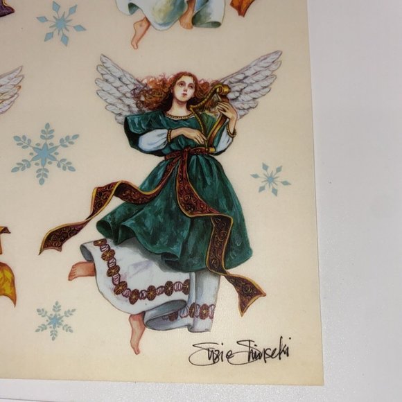 Tulip Rub-on Transfers Christmas Holiday Gorgeous Angels MPD 329 - Picture 5 of 10